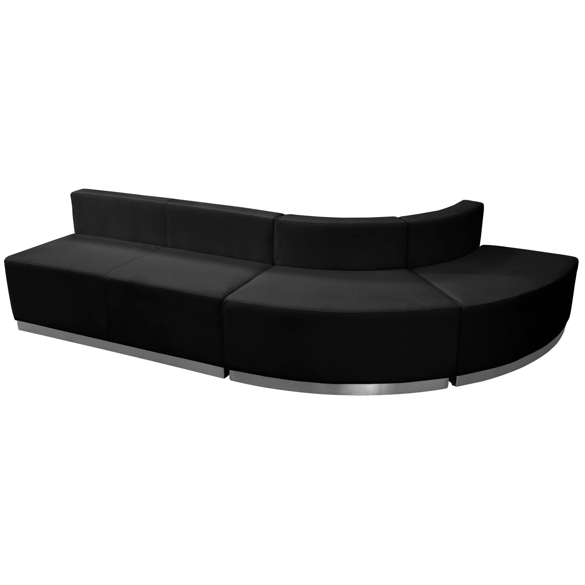 Flash Furniture, 3 PC Black LeatherSoft Reception Configuration, Included (qty.) 3 Model# ZB803790SBK